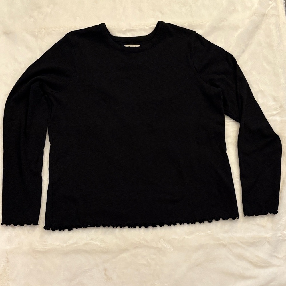 Madewell Black Long Sleeve Tee